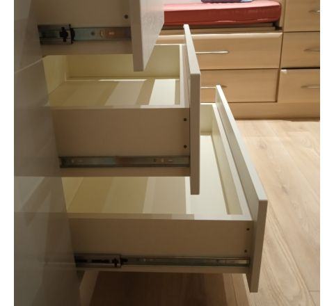 Bedroom Drawer Box With Ball Bearing Runners